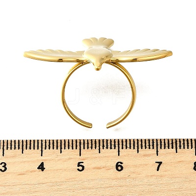 304 Stainless Steel Open Cuff Rings RJEW-M074-04A-G-1