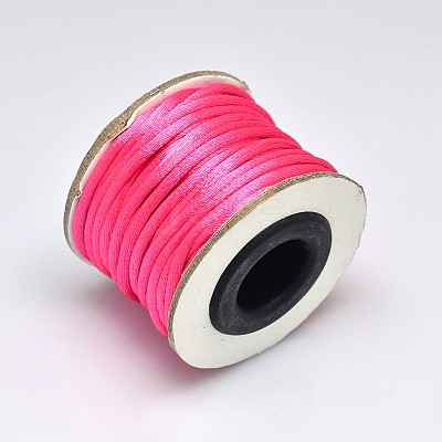 Nylon Satin Rattail Cords NWIR-O001-A-33-1