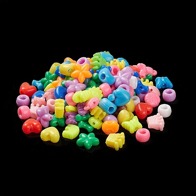Opaque Acrylic Beads SACR-Q195-04-1