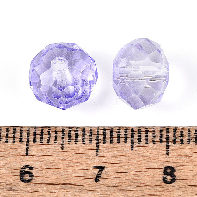 Baking Paint Transparent Glass Beads GLAA-N011-10mm-05-1