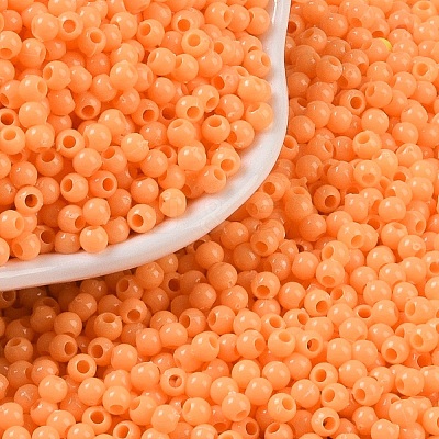 Opaque Acrylic Beads SACR-A007-01B-28-1