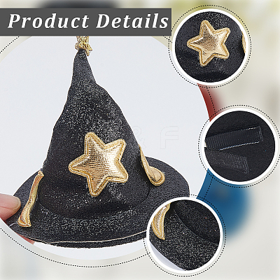 3pcs 3 Colors Halloween Imitation Leather Hair Accessories PHAR-CL0001-01-1