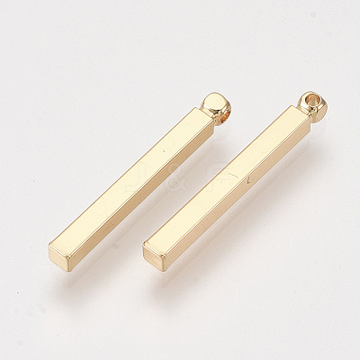 Brass Bar Pendants X-KK-S348-384B-1