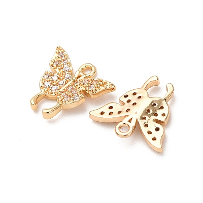 Brass Micro Pave Cubic Zirconia Pendants ZIRC-L105-13G-1