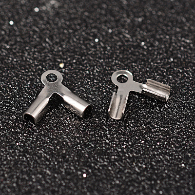 Tarnish Resistant 304 Stainless Steel Folding Crimp Ends STAS-M250-01-1