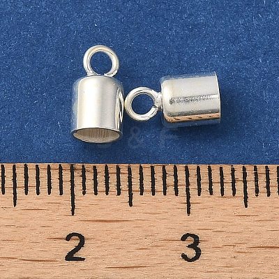 925 Sterling Silver Cord Ends STER-P055-02D-S-1