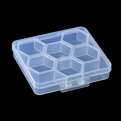Transparent Plastic Bead Containers CON-YW0001-55-1