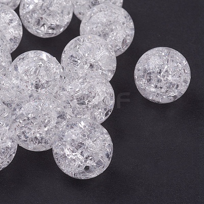 Transparent Acrylic Beads X-PAB984Y-1-1