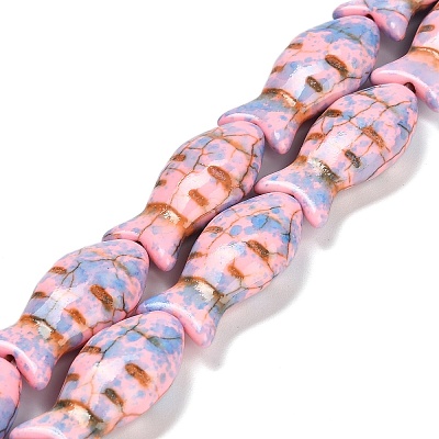 Synthetic Turquoise Beads Strands TURQ-F019-01J-1