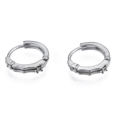 Tarnish Resistant 304 Stainless Steel Hoop Earrings Findings LS-STAS-N092-189-1