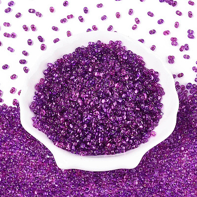 Baking Paint Glass Seed Beads SEED-K009-03B-04-1