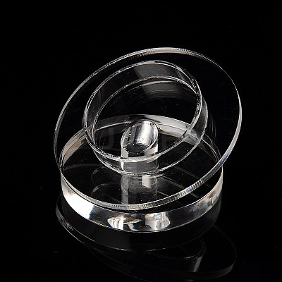 Organic Glass Bracelets/Bangles Display Racks X-BDIS-N001-02-1