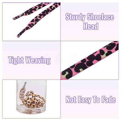 7 Pairs 7 Colors Polyester Cord Shoelace FIND-TA0009-65-1