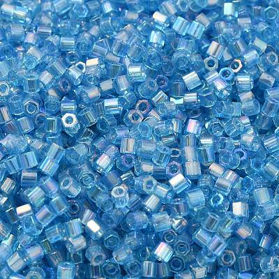 Transparent Colours AB Glass Seed Beads SEED-S042-19B-04-1