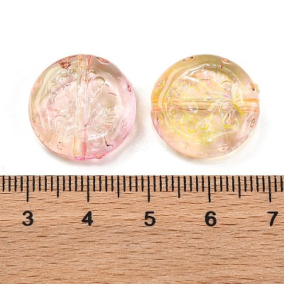 370Pcs Two Tone Transparent Acrylic Beads MACR-K359-27C-1