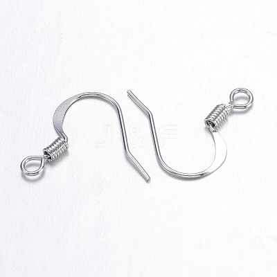 Brass French Earring Hooks X-KK-Q366-P-NF-1