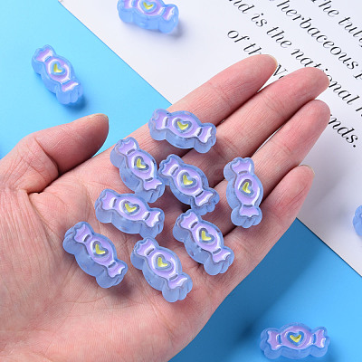 Transparent Acrylic Beads MACR-S374-05B-04-1