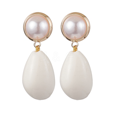 Acrylic Stud Earring EJEW-JE05937-1