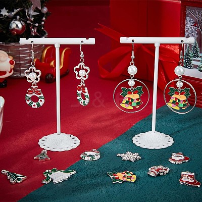 48Pcs 12 Style Alloy Enamel Pendants FIND-SC0004-65-1