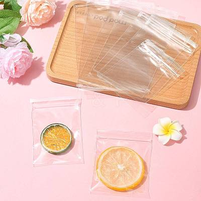 60Pcs 5 Styles Polypropylene Zip Top Bags OPP-FS0001-21-1