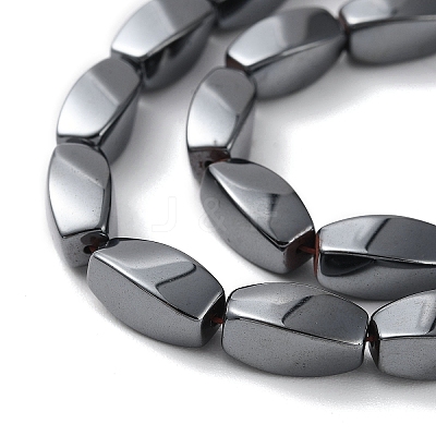Non-Magnetic Synthetic Hematite Beads Strands IM601-6x12-1
