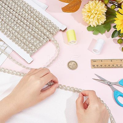 Polyester Wavy Ribbons OCOR-WH0085-29C-1