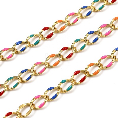 Brass Curb Chains CHC-L039-46E-G-1