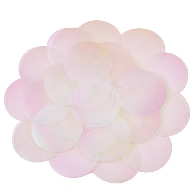 150Pcs Rainbow Iridescent PVC Paillette/Sequin Links FIND-TA0008-10F-1