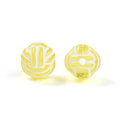Transparent Acrylic Beads TACR-T028-51-1