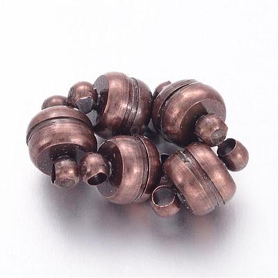 Brass Magnetic Clasps with Loops X-KK-H361-R-1