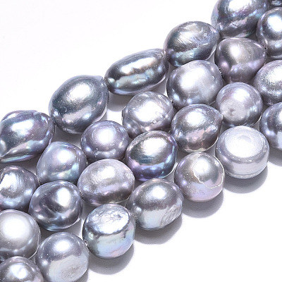 Natural Cultured Freshwater Pearl Beads Strands PEAR-N014-10B-1