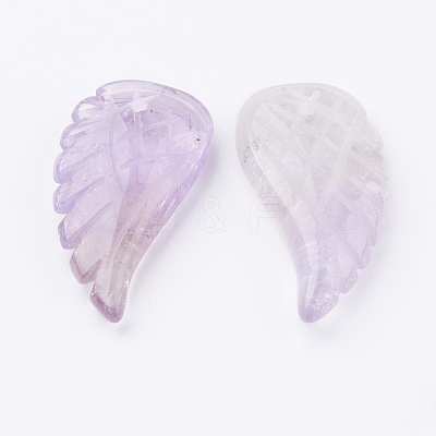 Natural Amethyst Pendants X-G-E435-B-10-1