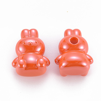 Pearlized Opaque Acrylic Beads MACR-S373-41I-1