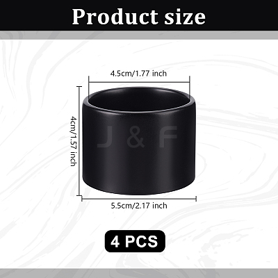 Iron Lamp Shade Collar Rings IFIN-WH0071-38-1