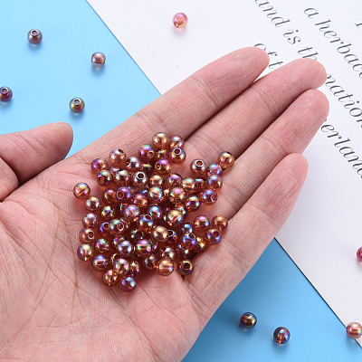 Transparent Acrylic Beads MACR-S370-B6mm-765-1