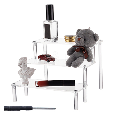 Acrylic Multi-Storey Display Rack AJEW-WH0245-74-1