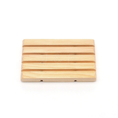 Bamboo Soap Dish DJEW-WH0037-41-1