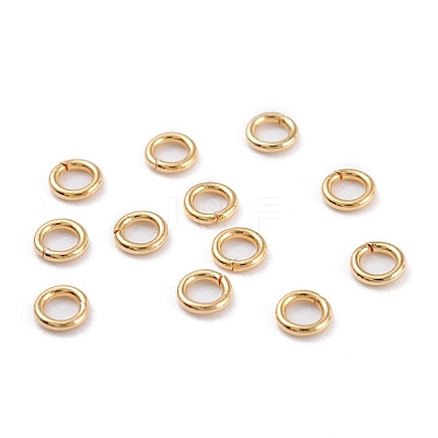 304 Stainless Steel Open Jump Rings X-STAS-R060-6x1-1
