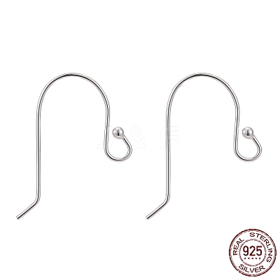 925 Sterling Silver Earring Hooks STER-G011-13-1