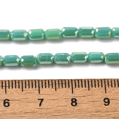 Electroplate Glass Beads Strands EGLA-D031-01-14-1