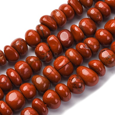 Natural Red Jaseper Beads Strands G-RM250109-B4-1