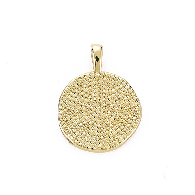 Brass Enamel Pendants KK-Q283-057L-NR-1