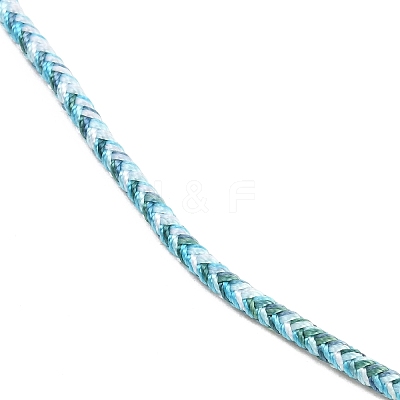 Braided Polycotton Cord Necklaces Making MAK-F038-B20-G-1