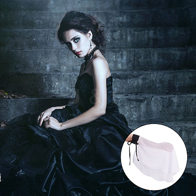 Chiffon Oversleeves for Women AJEW-WH0314-397B-1