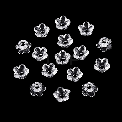 Transparent Acrylic Beads X-OACR-ZX007-04A-01-1