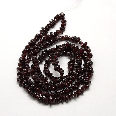 Natural Garnet Beads Strands X-G-P035-14-1
