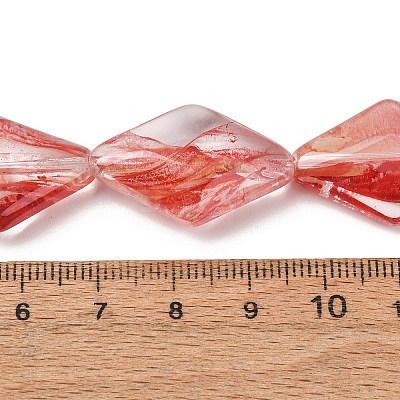 Transparent Handmade Lampwork Beads LA-CBAF0C8-02A-1