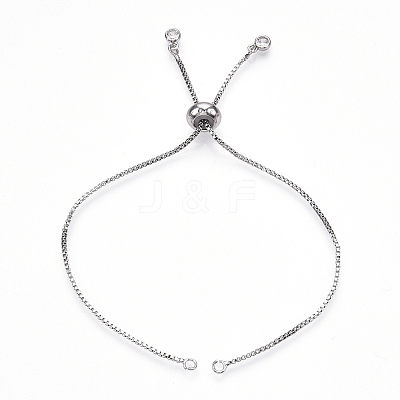 Rack Plating Adjustable Brass Slider Bracelet Making MAK-R025-02P-1-1