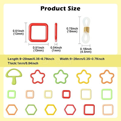 Baking Paint Iron Knittings Tool DIY-CJ0002-90-1