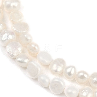 Natural Cultured Freshwater Pearl Beads Strands PEAR-P064-19D-09A-1